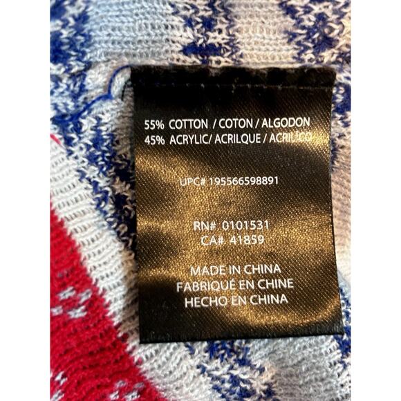 Pabst Blue Ribbon Sweater Mens Size Large Christmas Holiday Fair Isle Knit X-Mas - Picture 7 of 7